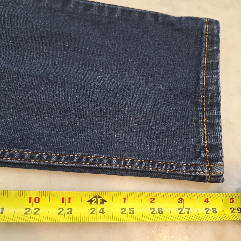 Levi's 511 Slim Fit Jeans Mens 36x30 Dark Wash Blue Stretch Denim Pants 511-1322